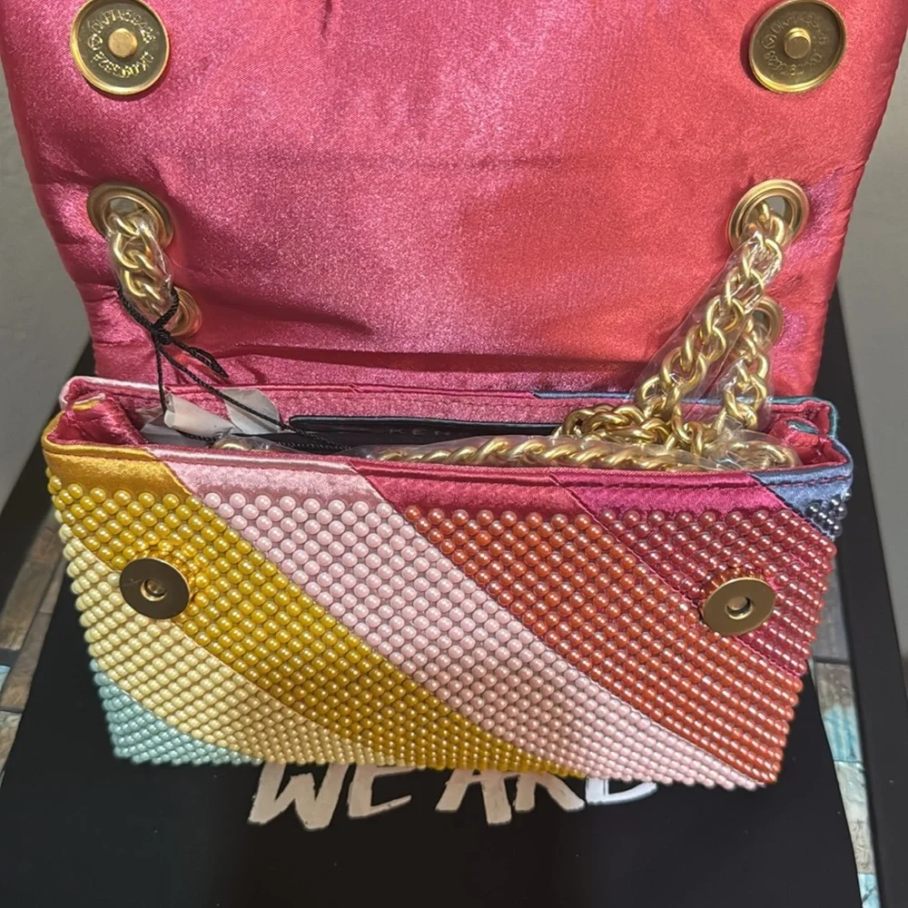 Kurt Geiger Mini Kensington Beaded Convertible Shoulder Bag - Picture 12 of 12